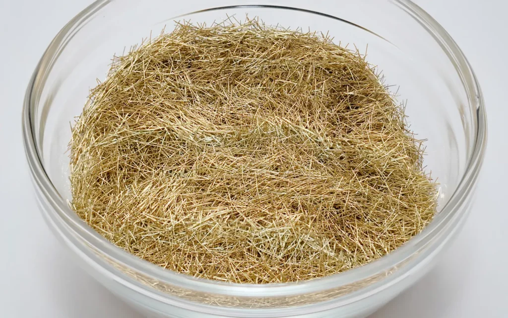 Brass Coated Micro Steel Fiber 6mm
