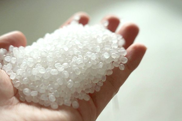 material polypropylene resin in hand
