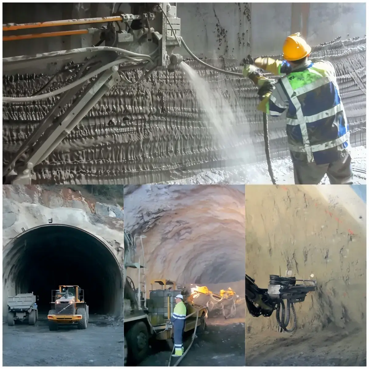 tunnel application of concrete fiber