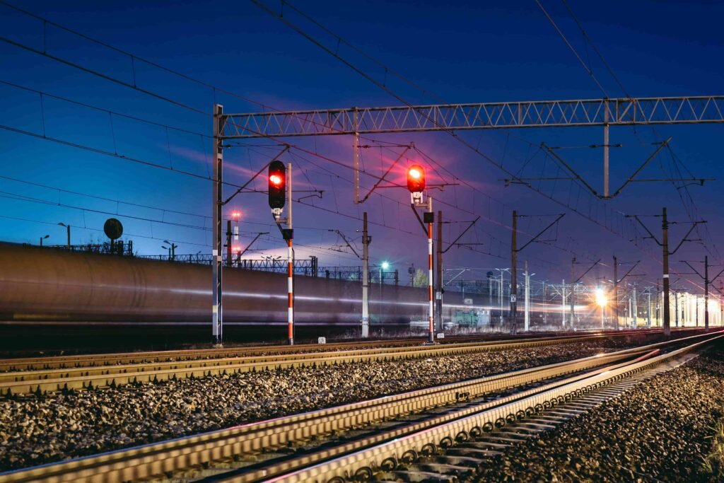 railway-at-night